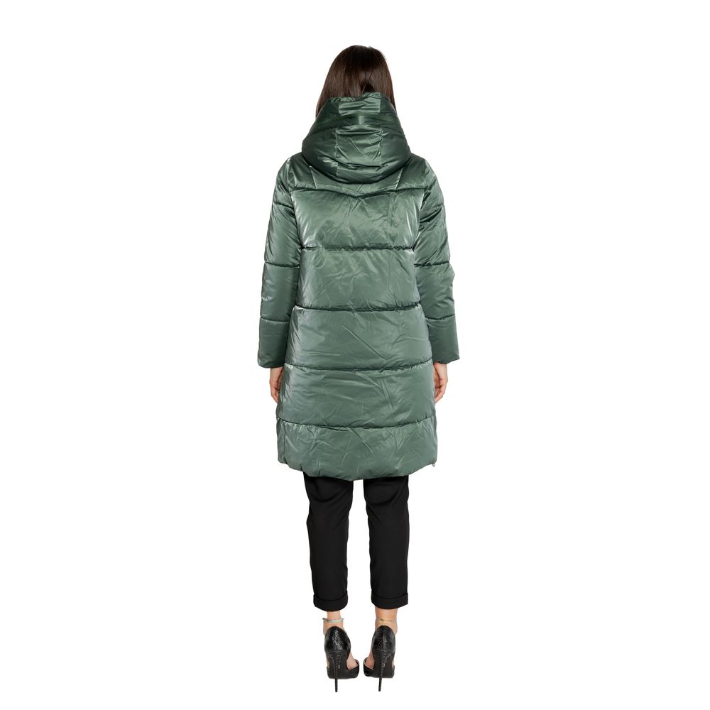 Cleré Green Polyester Jackets & Coat