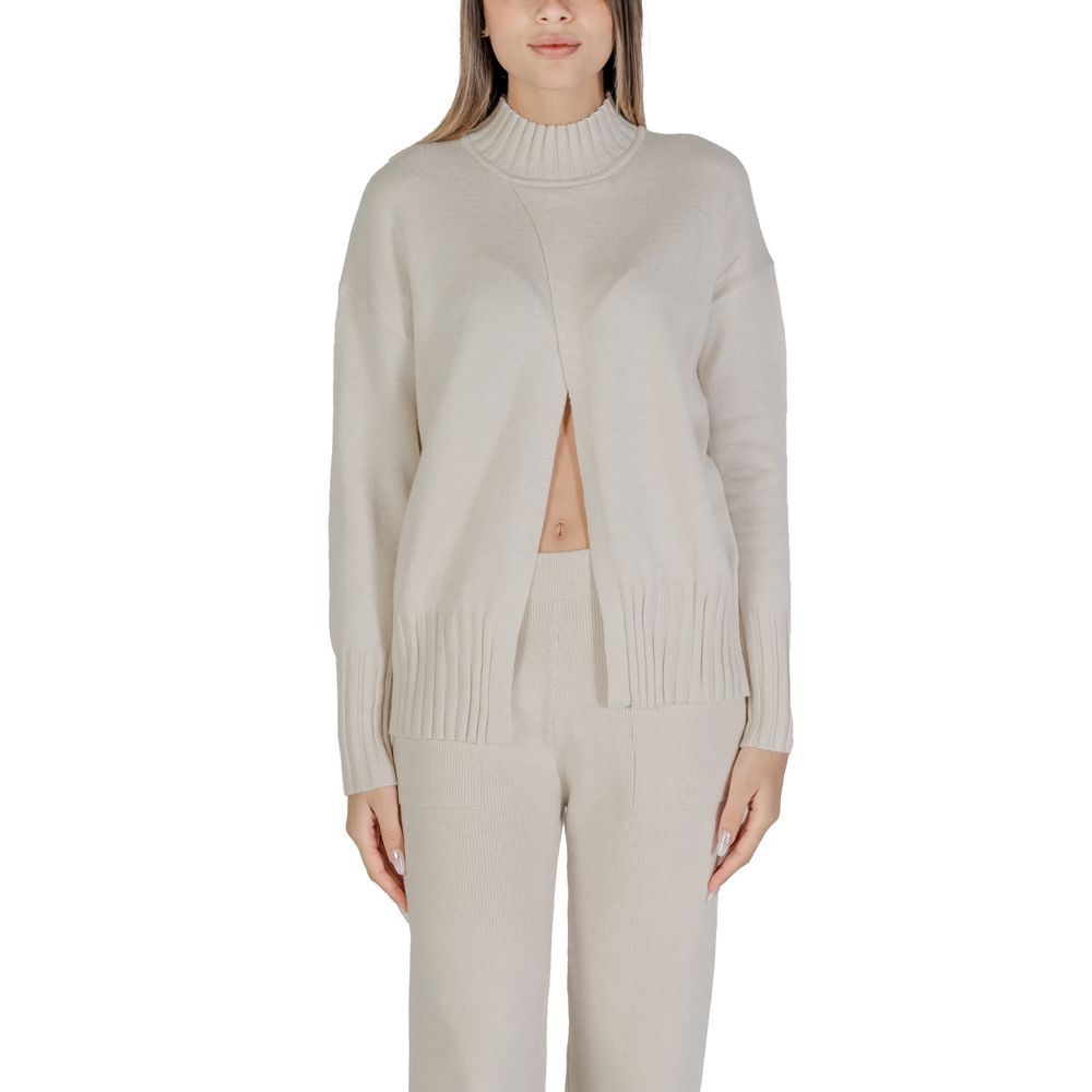 Cleré Beige Viscose Cardigan