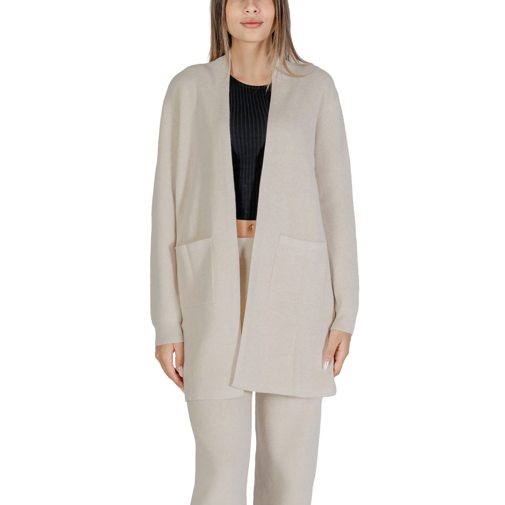 Cleré Beige Viscose Cardigan