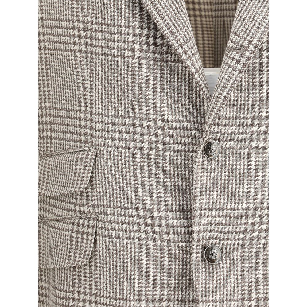 Brunello Cucinelli Prince of Wales Blazer