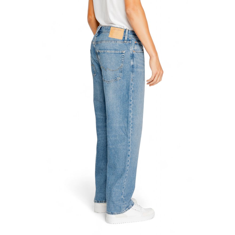 Jack Jones Blue Cotton Relaxed Fit Jeans