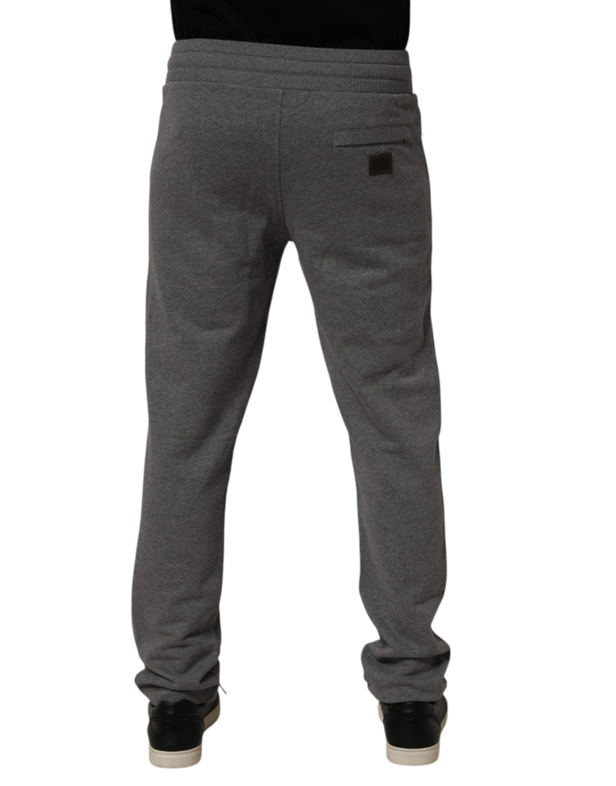 Dolce & Gabbana Gray Cotton Jogger Sweatpants Trouser Pants