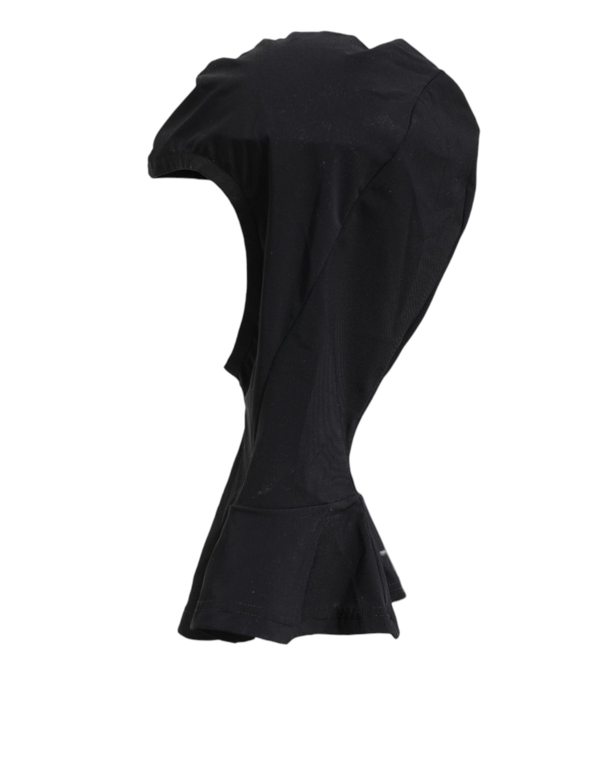 Dolce & Gabbana Black Nylon Elastane Balaclava Hood Face Cover Hat