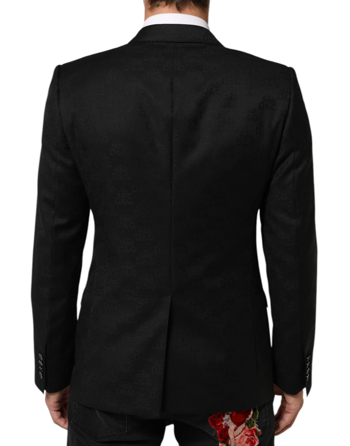 Dolce & Gabbana Black MARTINI 2 Buttons Suit Jacket Blazer