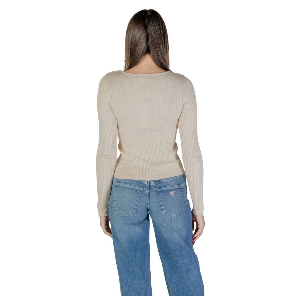 Vila Clothes Cream Viscose Sportswear