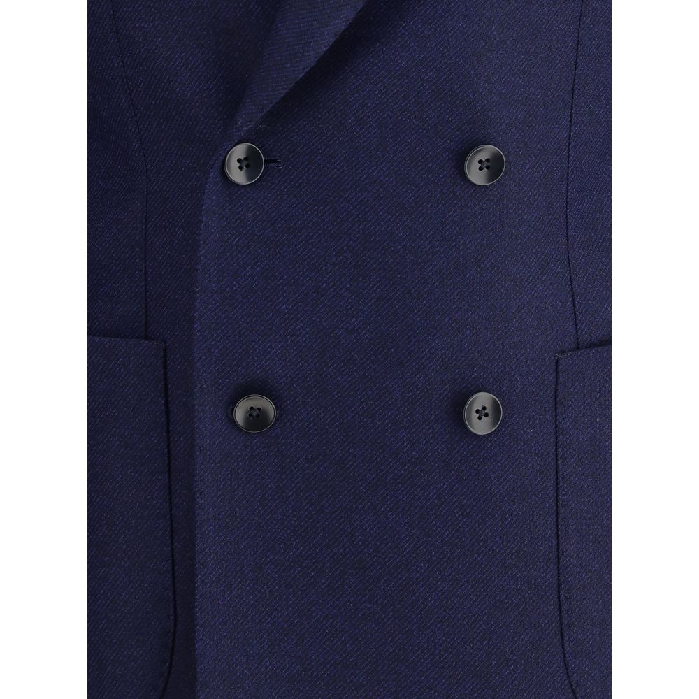 Gi Capri Double-Breasted Jacket in Virgin Wool