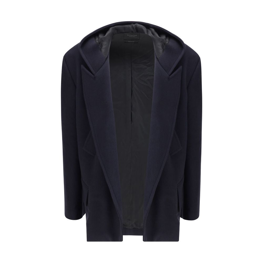 Balenciaga Hooded Short Coat