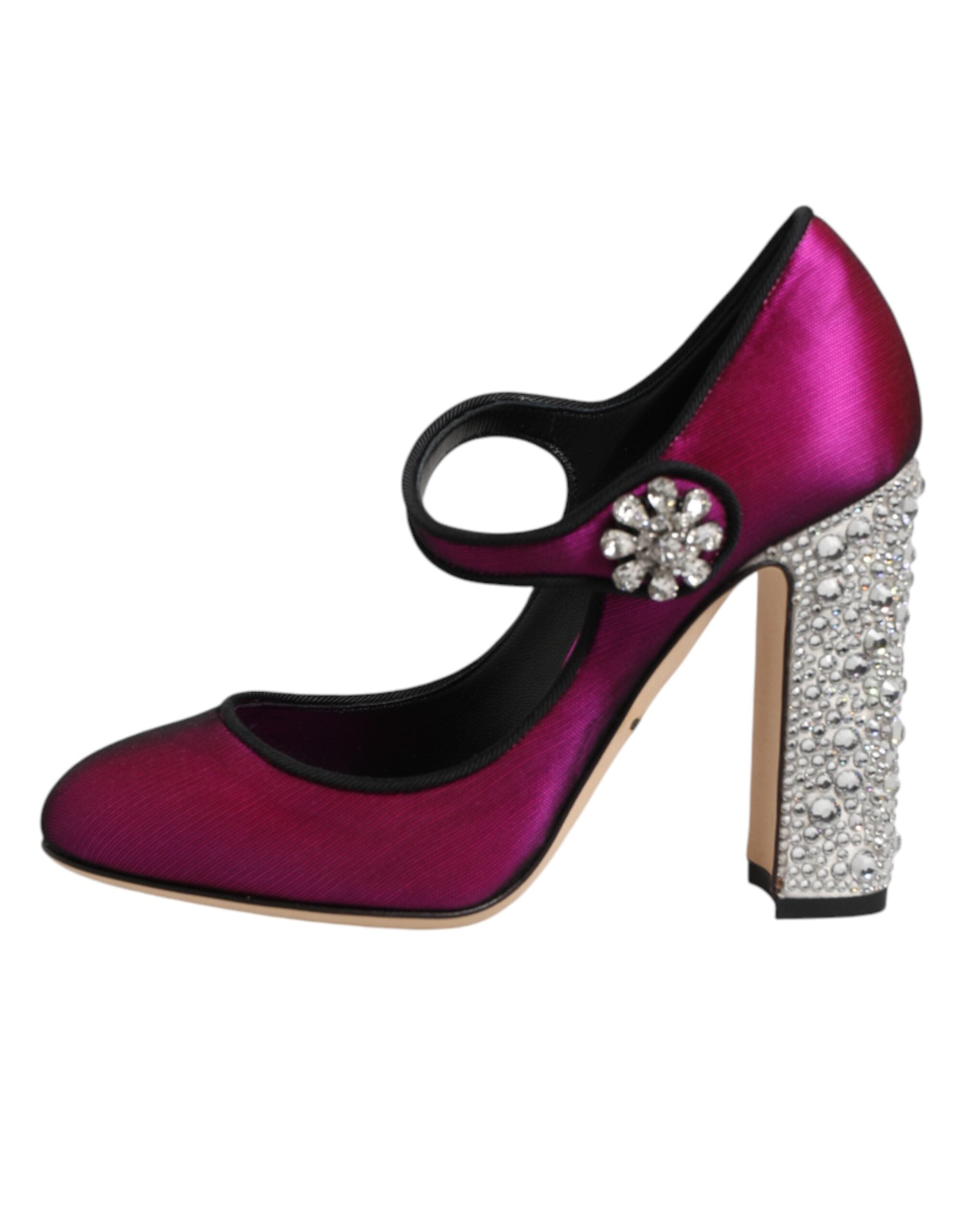 Dolce & Gabbana Pink Embellished High Heels Pumps Shoes