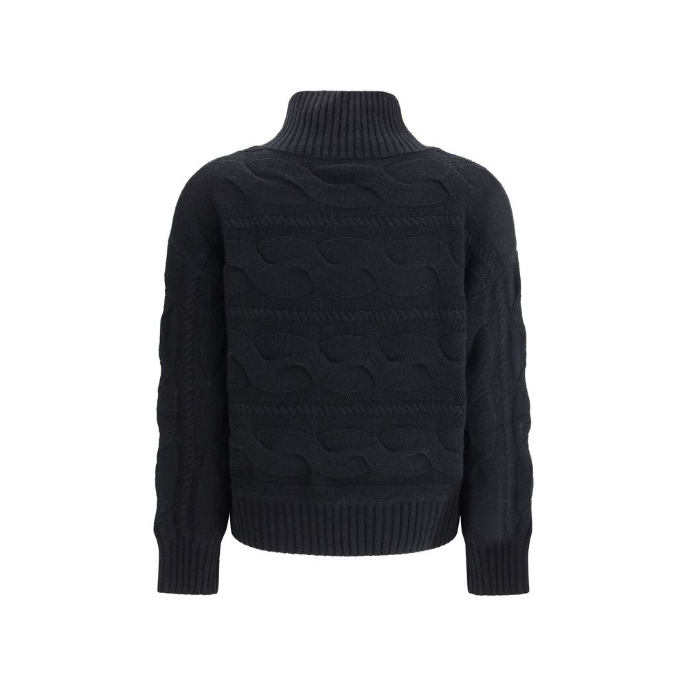 Max Mara Black Wool Sweatshirt