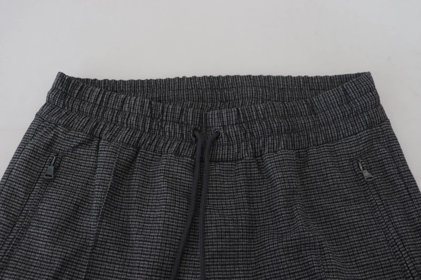 Dolce & Gabbana Gray Striped Wool Skinny Trouser Pants