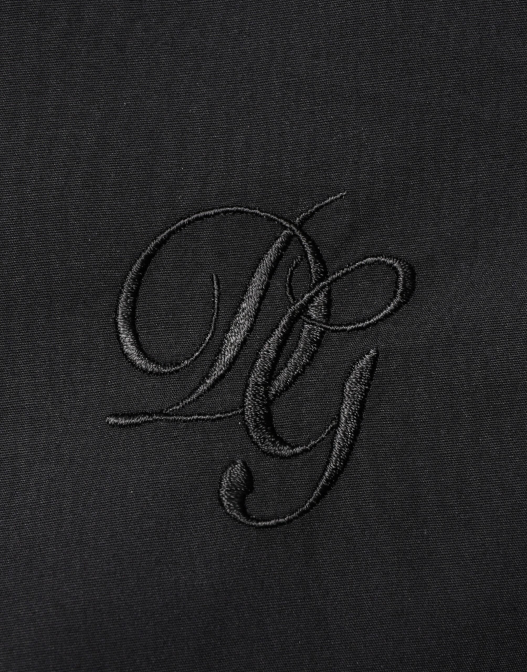 Dolce & Gabbana Black GOLD Cotton Men Dress Formal Shirt