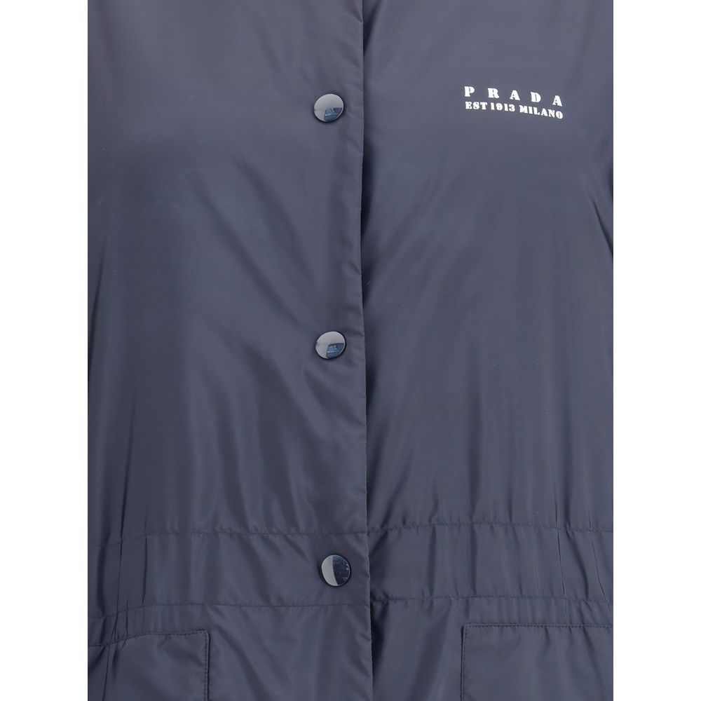 Prada Blue Recycled Polyamide Clothing