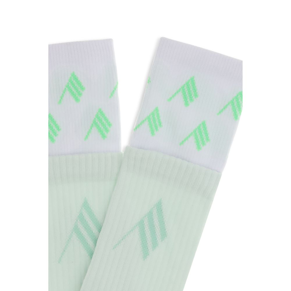 The Attico Bicolor Cotton Socks
