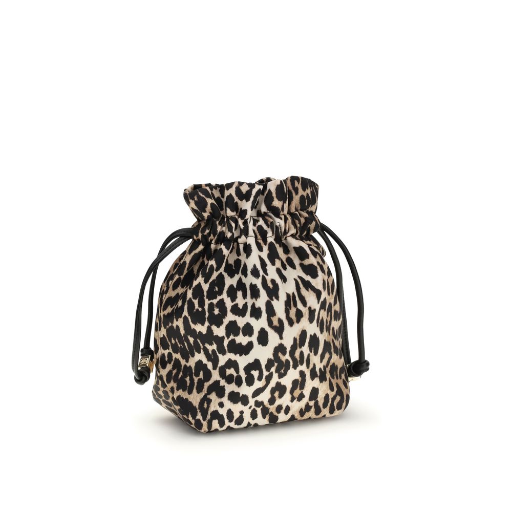 Ganni Multicolor Recycled Polyester Backet Bag