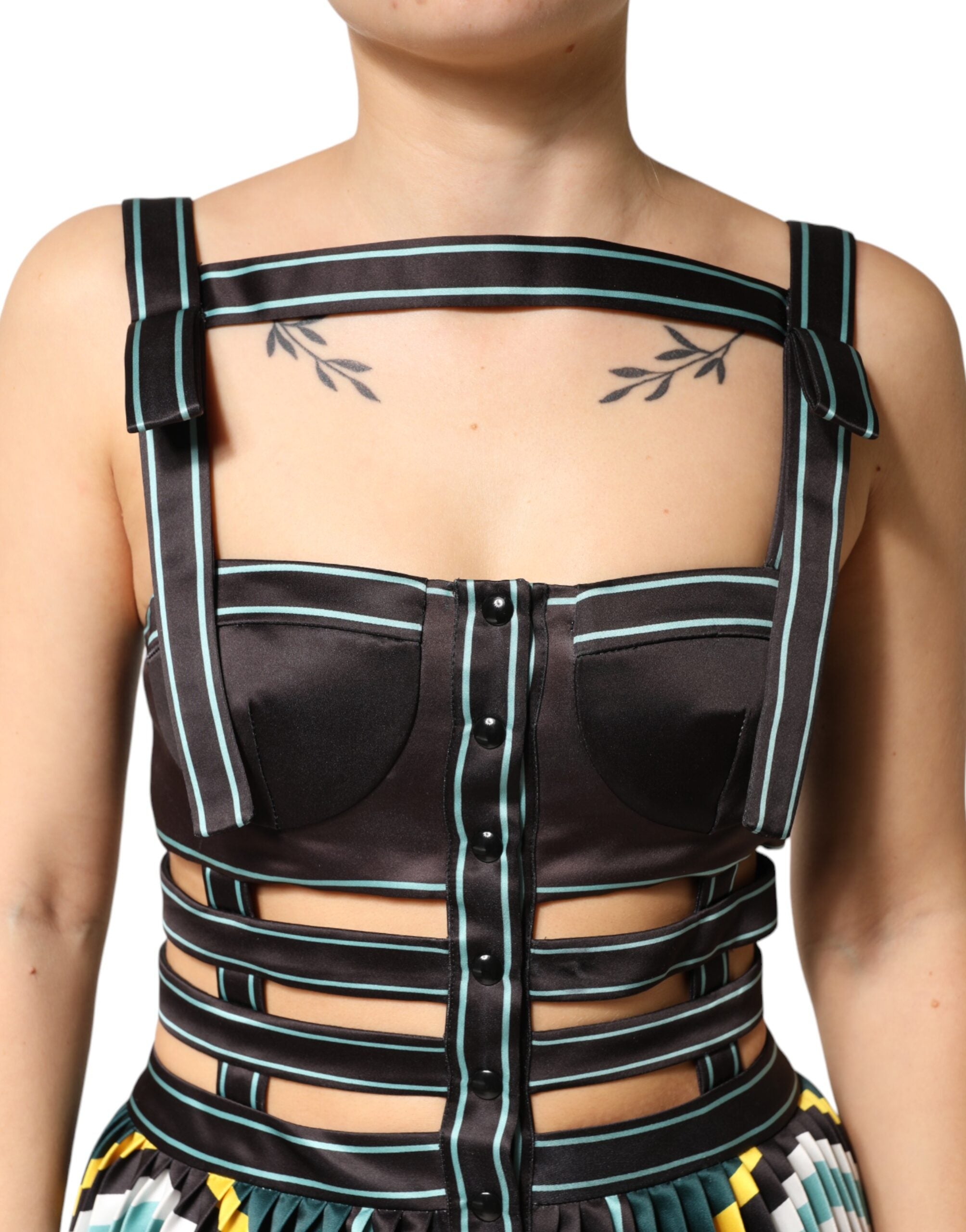 Philosophy di Lorenzo Serafini Multicolor Sleeveless A-line Dress