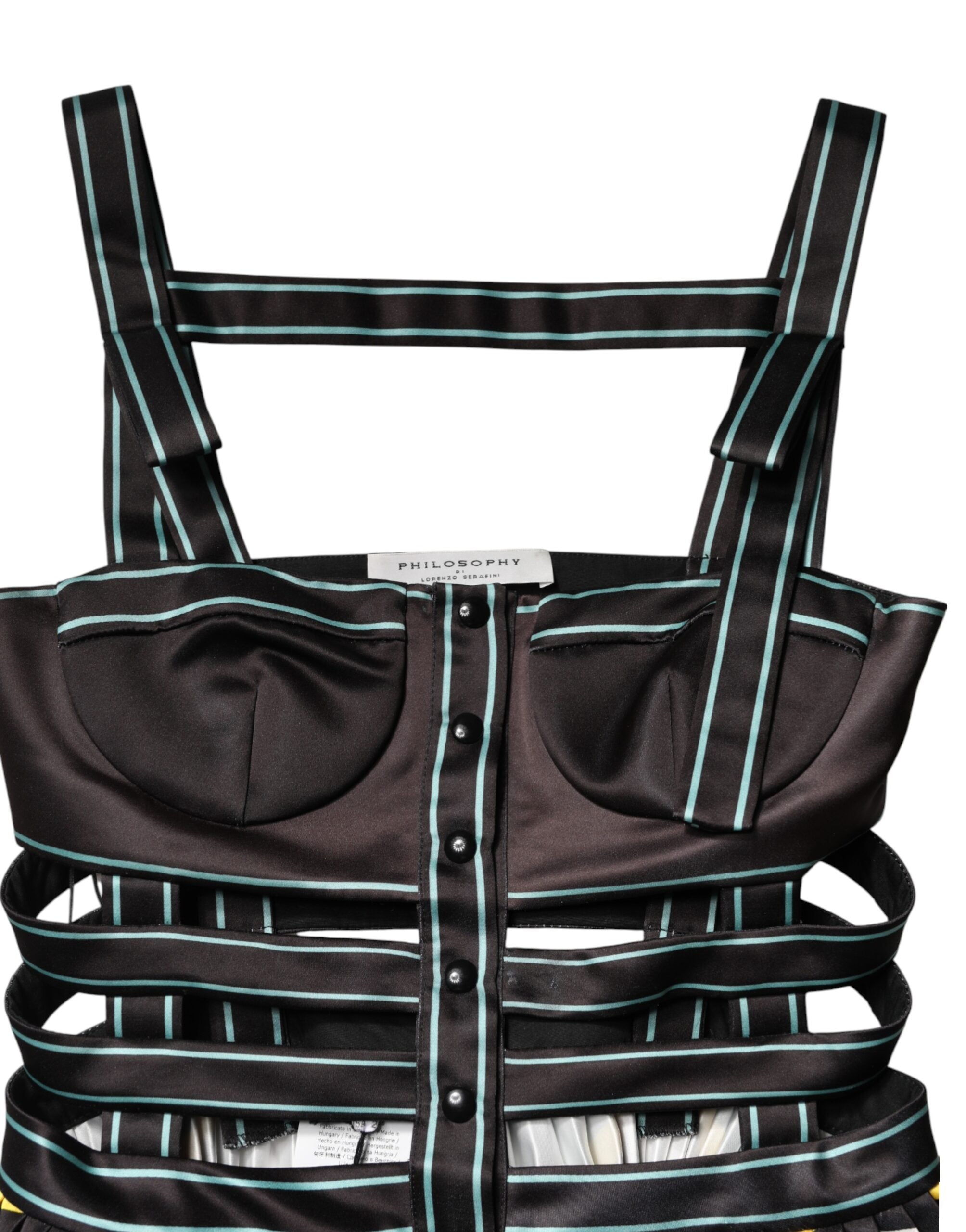 Philosophy di Lorenzo Serafini Multicolor Sleeveless A-line Dress