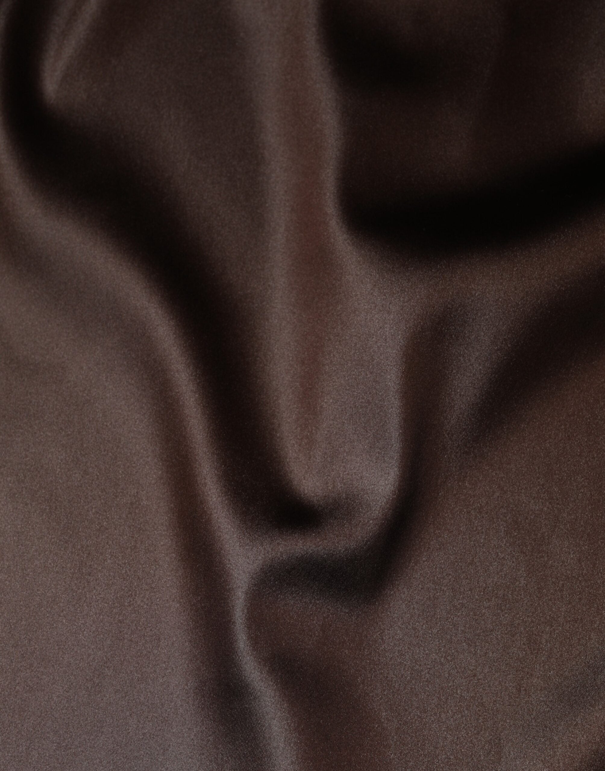 Dolce & Gabbana Brown Satin Sheath Midi SleeveLess Dress