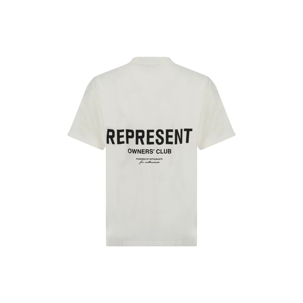 Represent White Cotton T-Shirt
