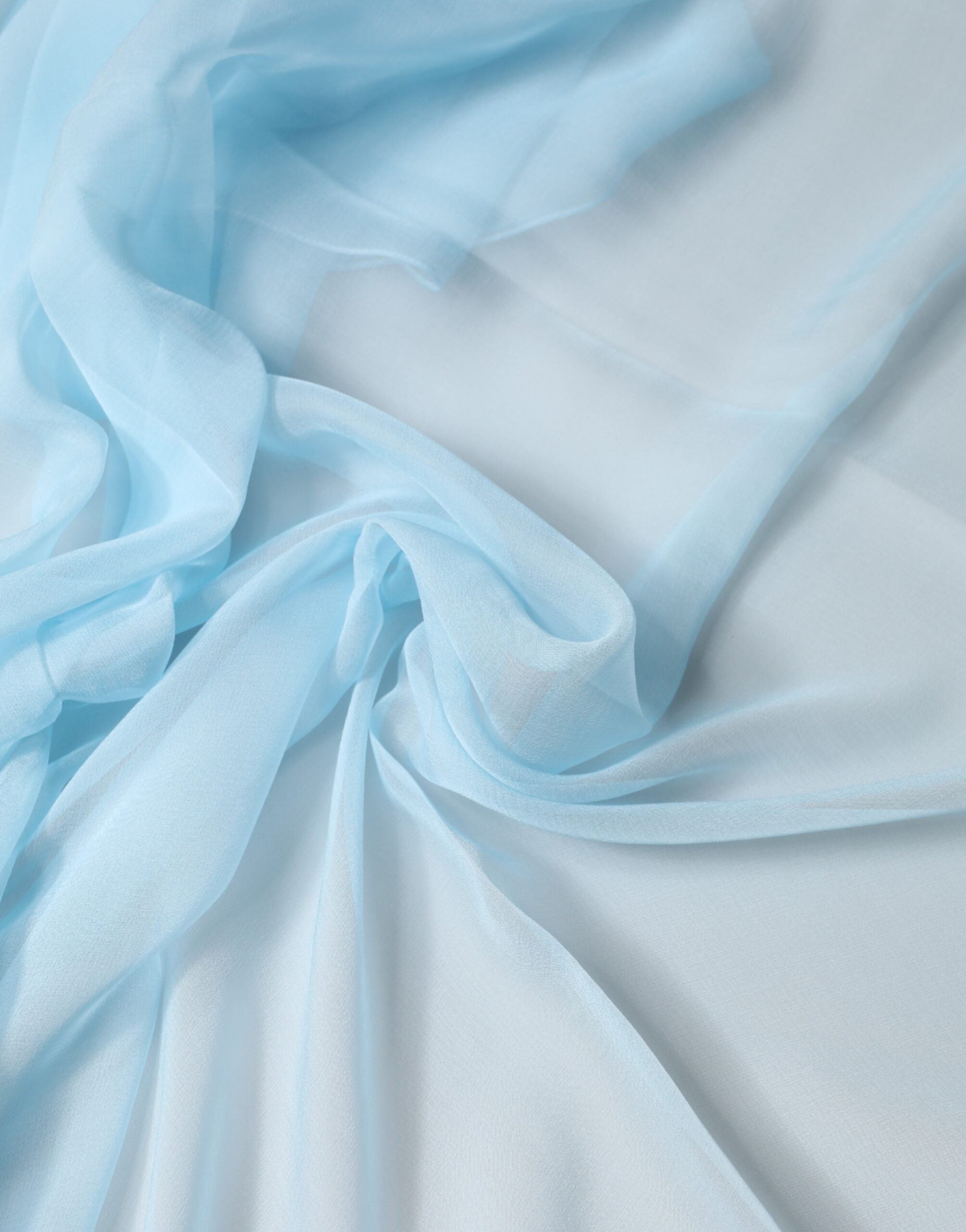 Dolce & Gabbana Light Blue Stole Silk Neck Wrap Shawl Scarf