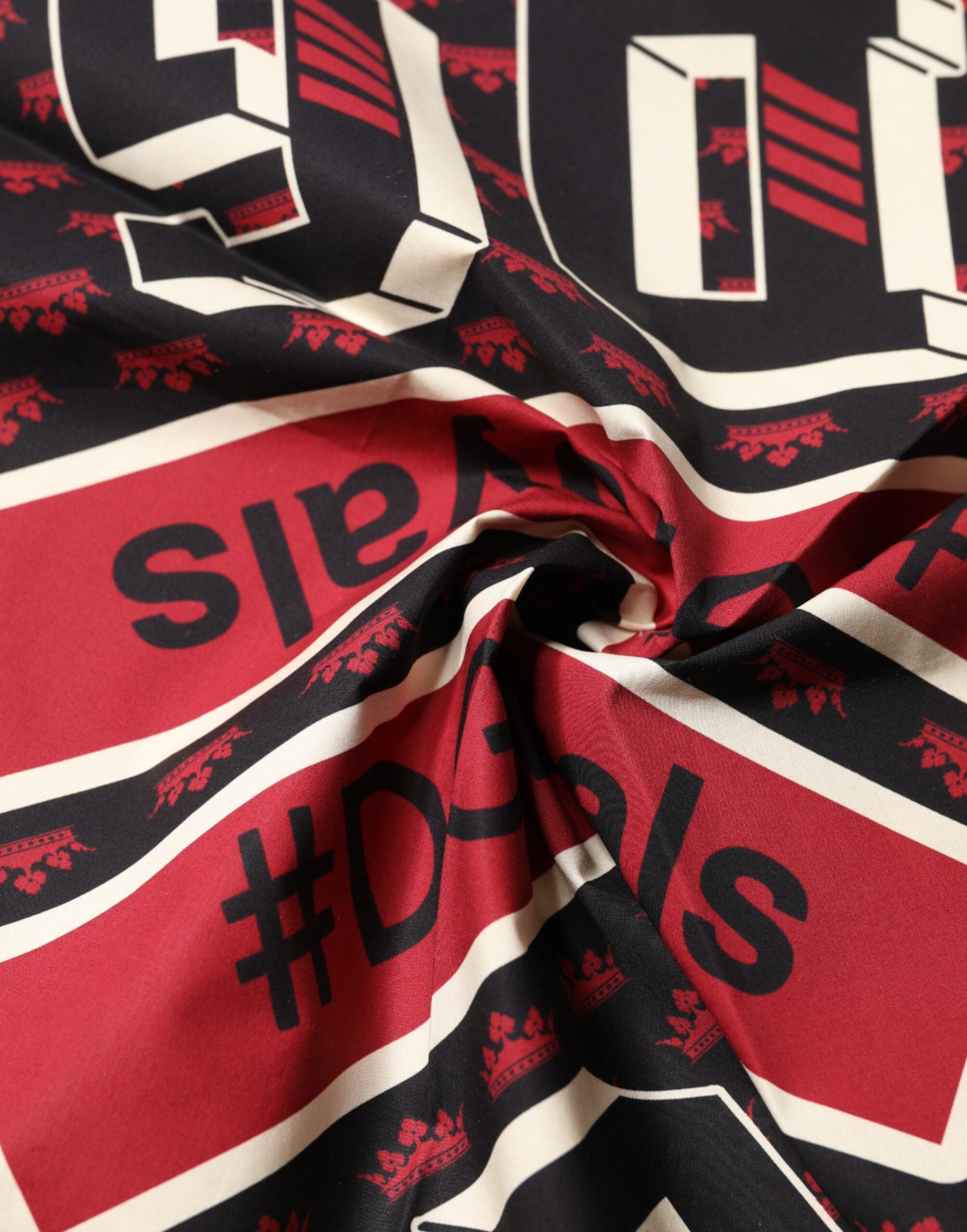 Dolce & Gabbana Multicolor #DGRoyals Square Foulard 50cm x 49.5cm Scarf