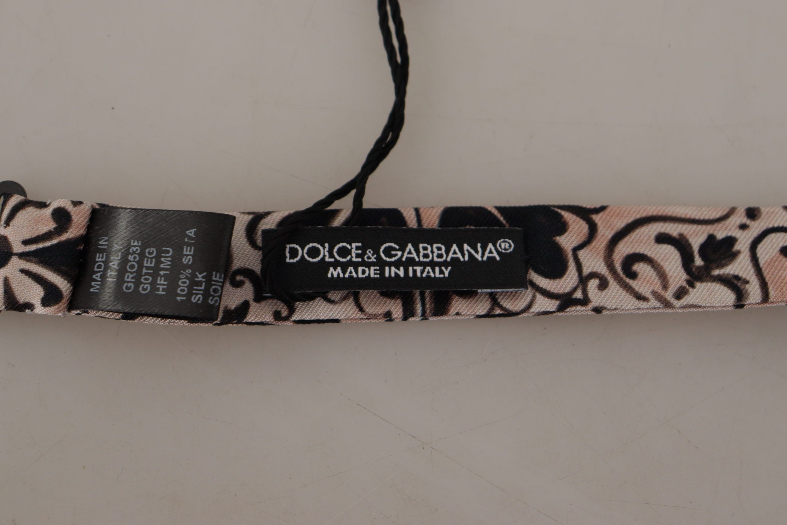 Dolce & Gabbana Elegant Multicolor Silk Bow Tie